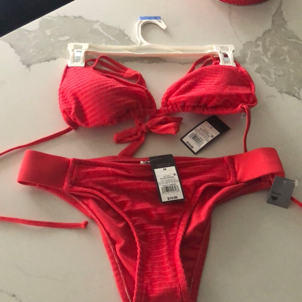 Red/coral bikini